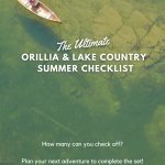 Orillia and Lake Country summer checklist cover