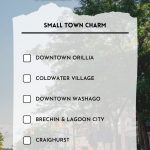 Orillia and Lake Country small-town checklist