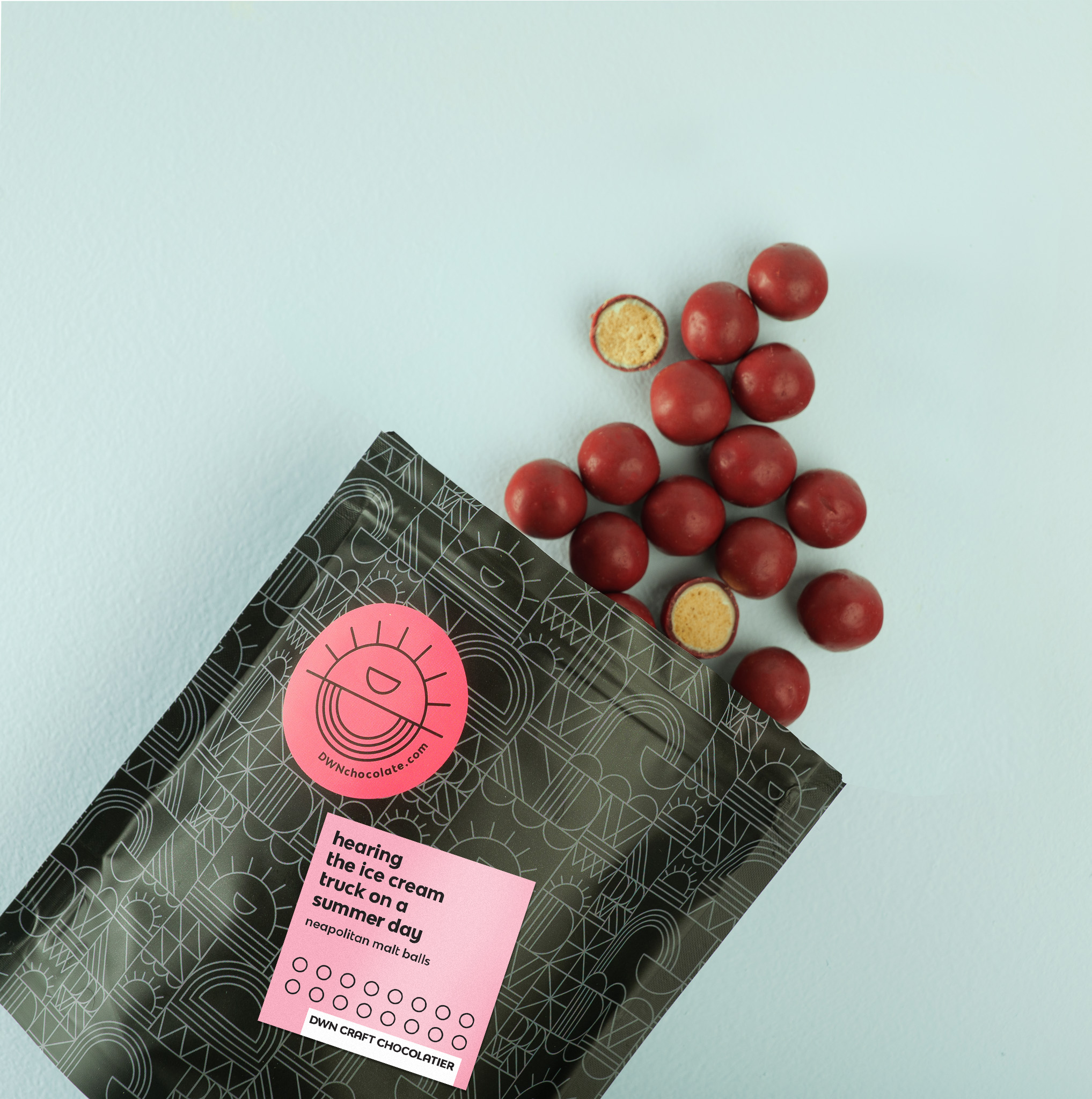 DWN Chocolate Neapolitan Malt Balls