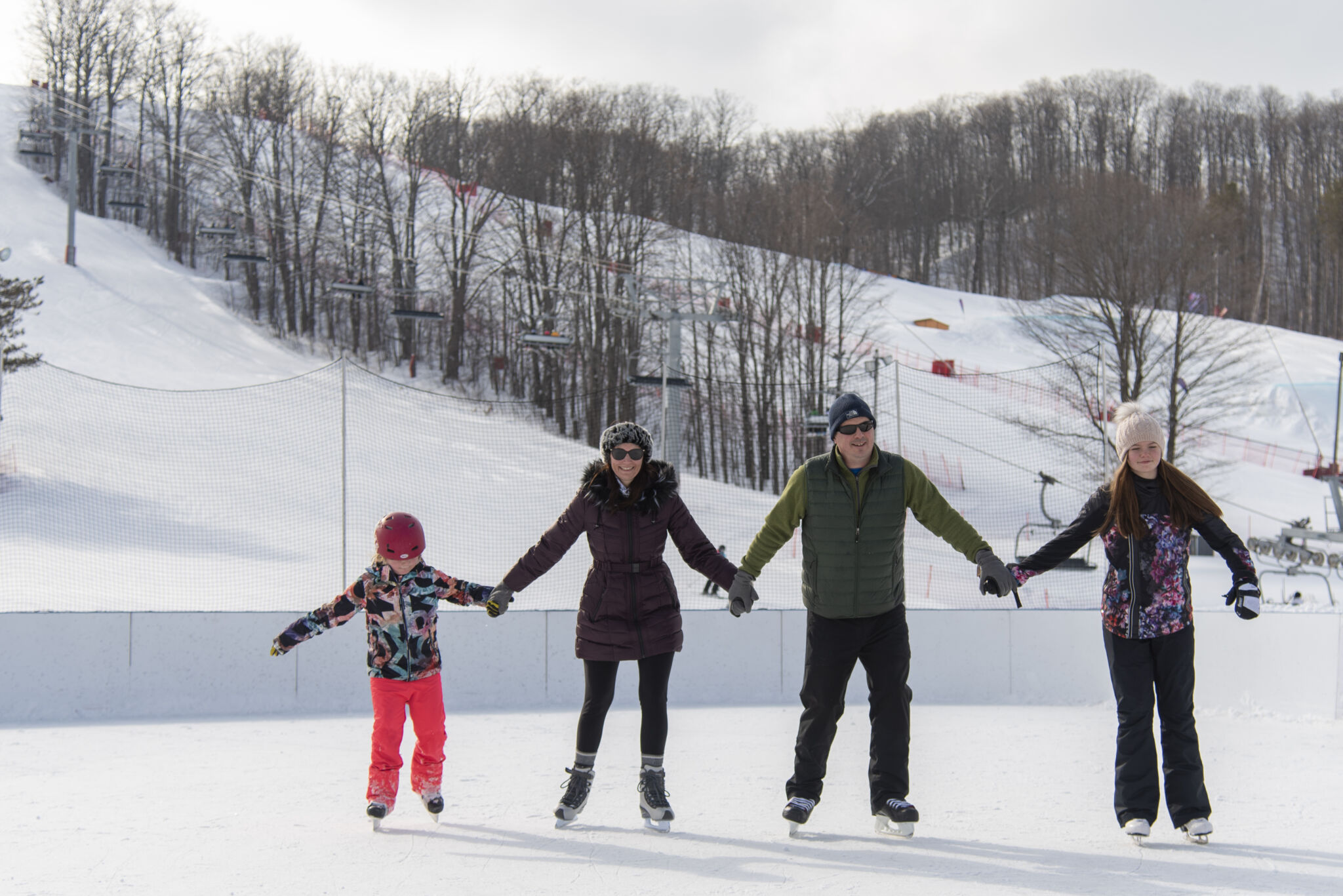 Oro medonte winter family skating