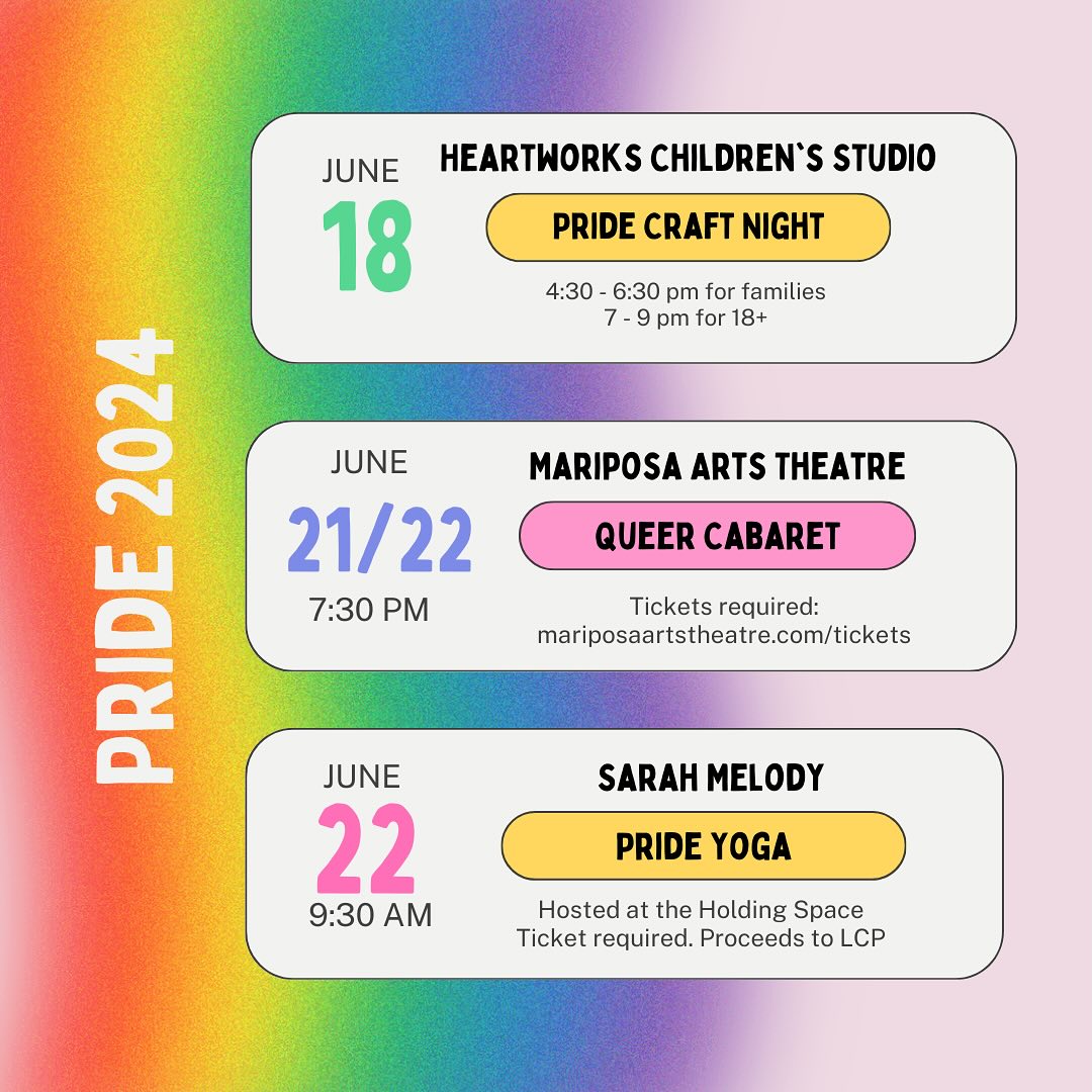 Lake Country Pride Schedule