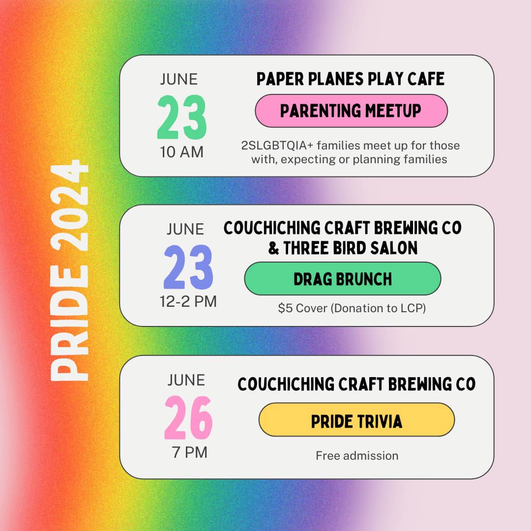 Lake Country Pride Schedule