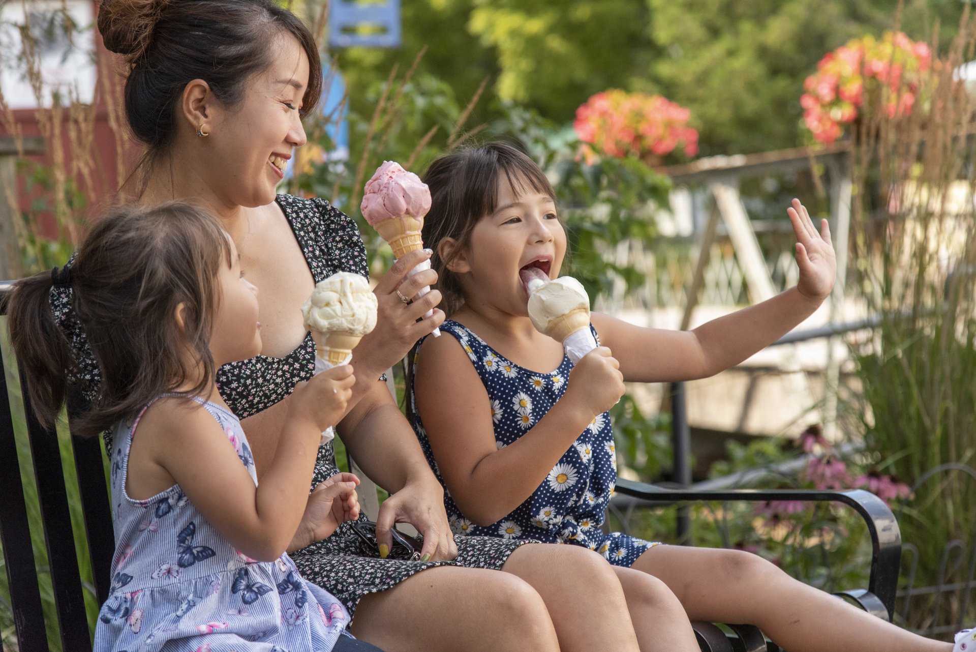 Coldwater Ice cream family of three