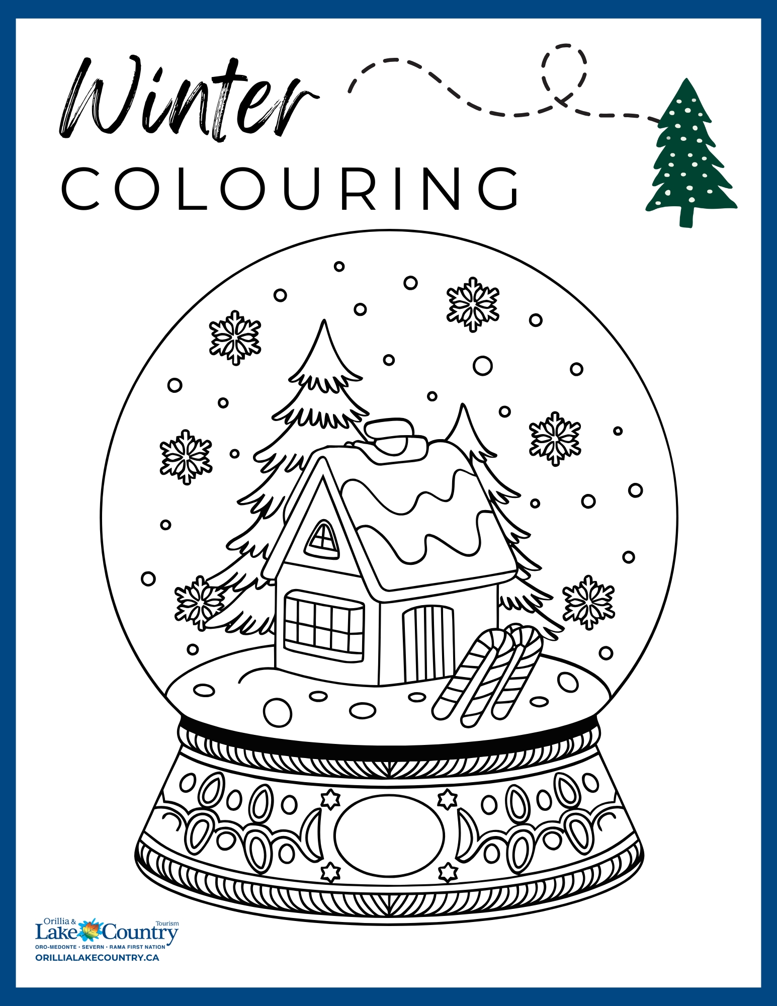 Winter Colouring Sheet