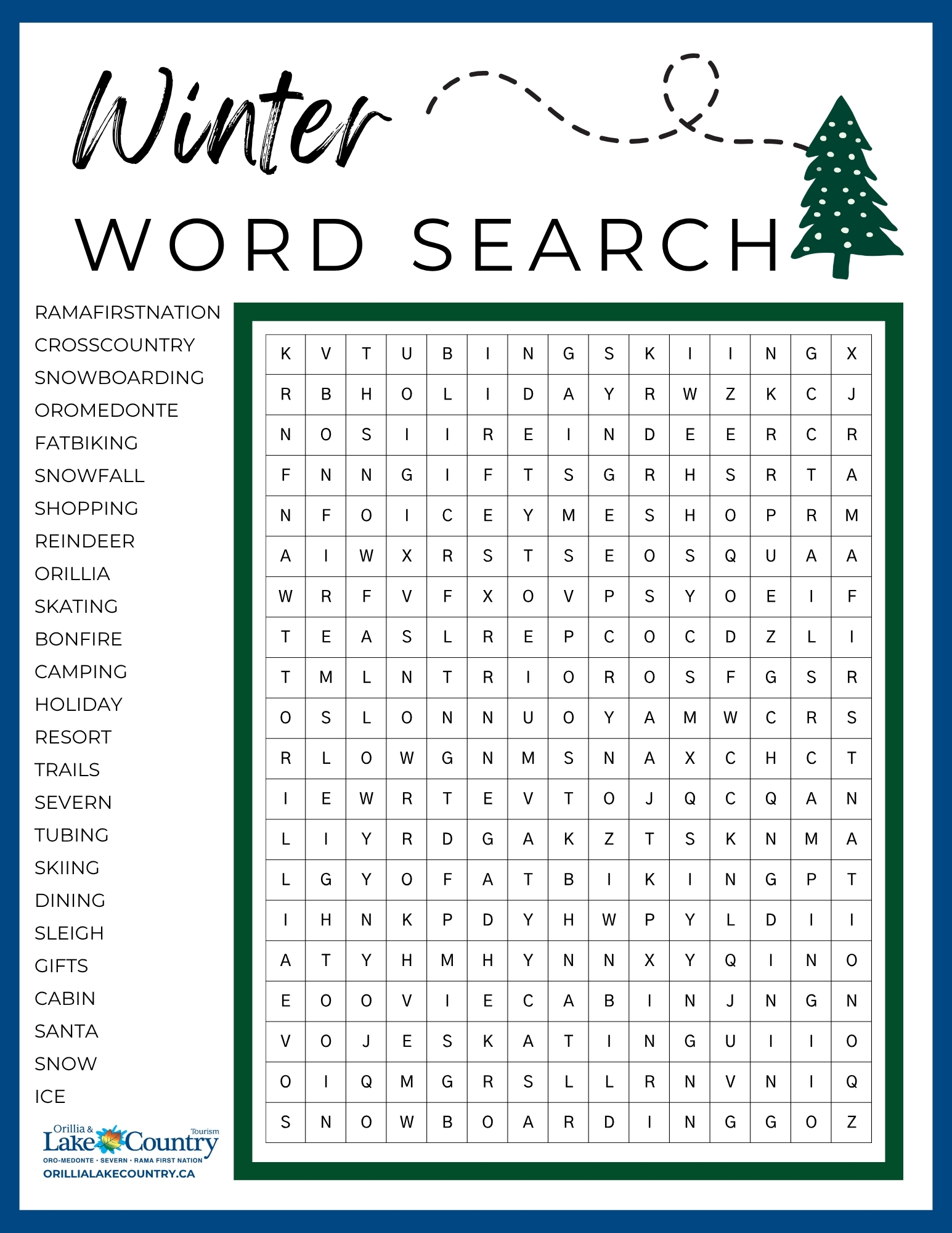 Winter Word Search