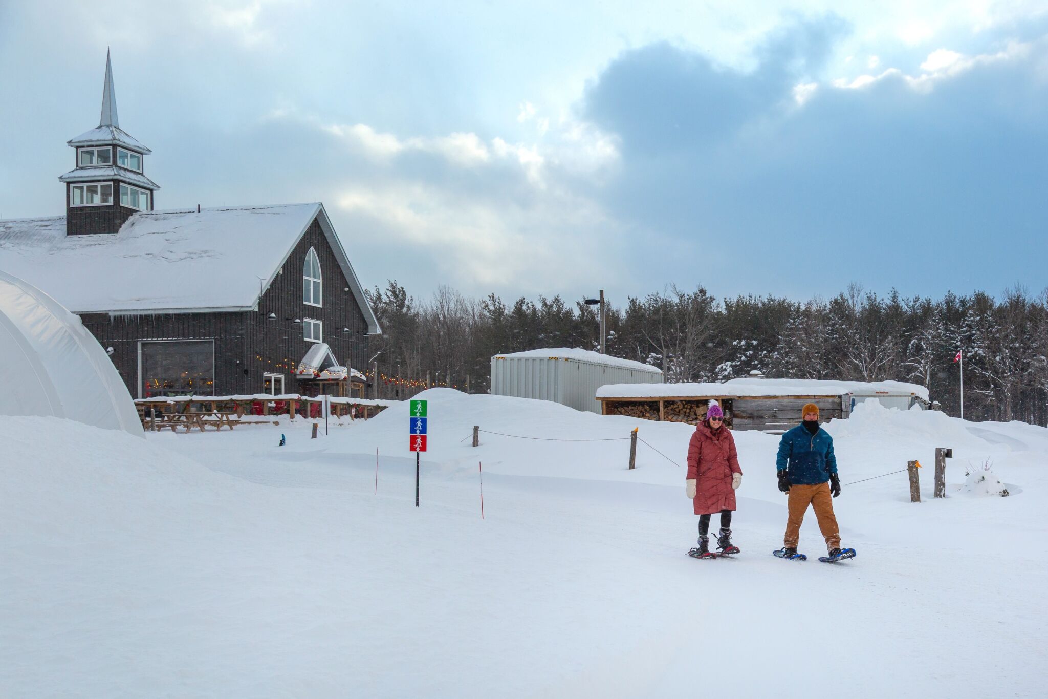 Quayles Snowshoe and Brew in Oro Medonte Winter 