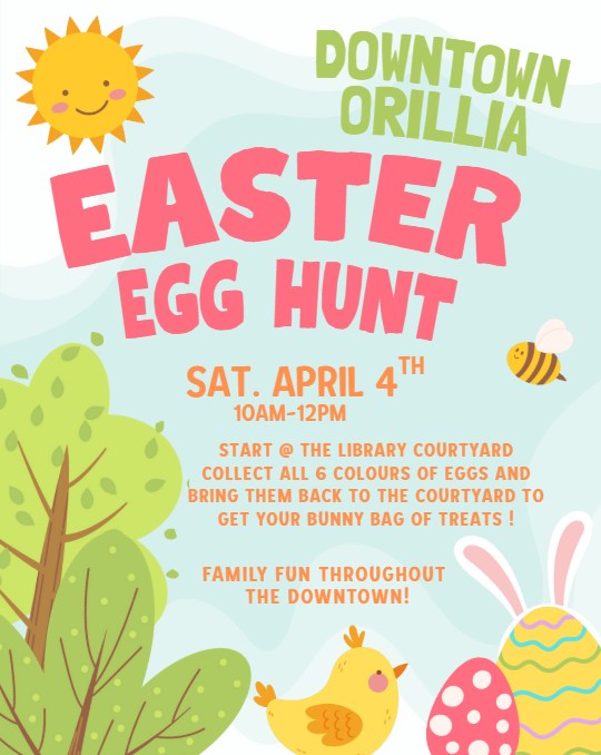 Downtown Orillia Easter Egg Hunt