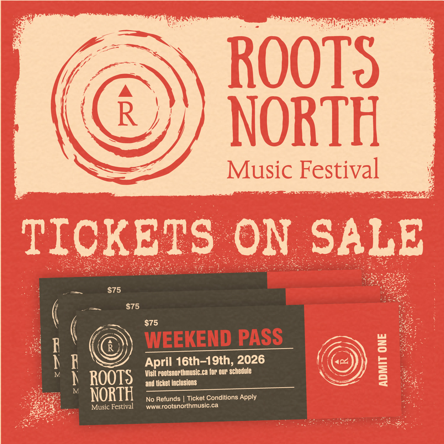 Roots North Tickets