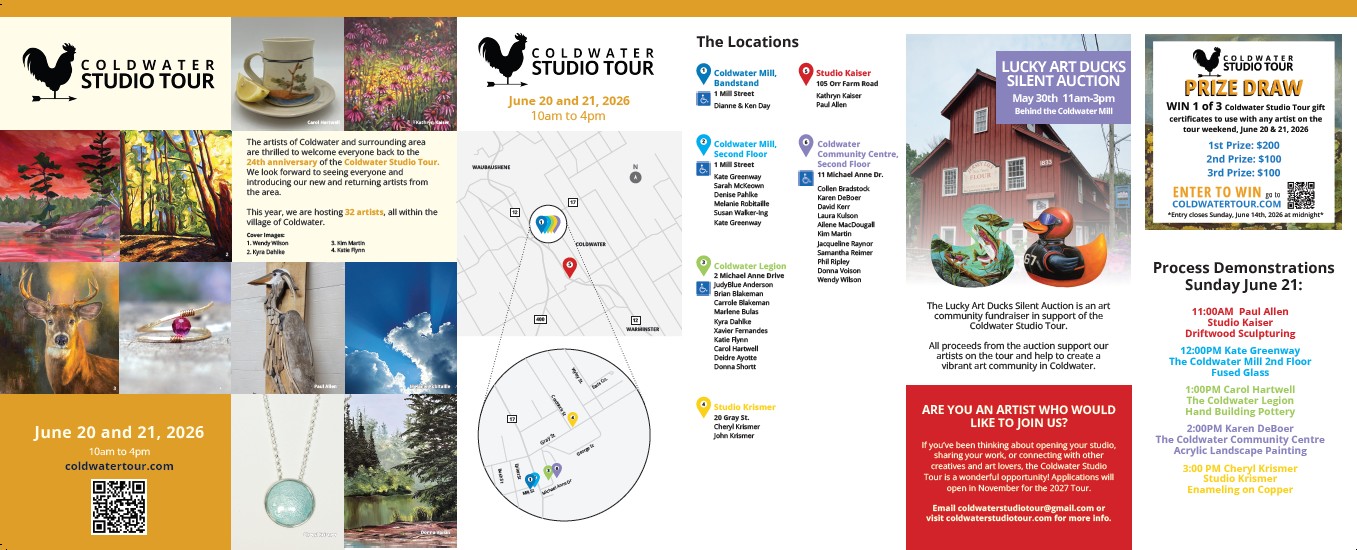 Coldwater Studio Tour